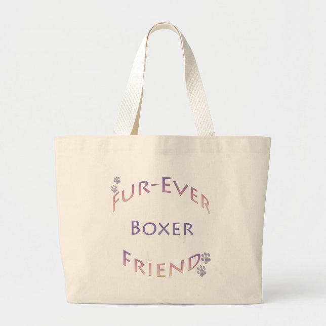 Grand Tote Bag Boxer Furever (Devant)