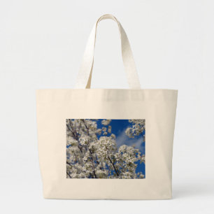 Grand Tote Bag Bradford Pear Blooms