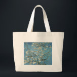Grand Tote Bag Branches d'amande de Vincent van Gogh | en fleur,<br><div class="desc">L'amande s'embranche en fleur, 1890, bibliothèque de Vincent van Gogh_x000D_ DGA593582_x000D_ _x000D_ De Agostini Picture</div>