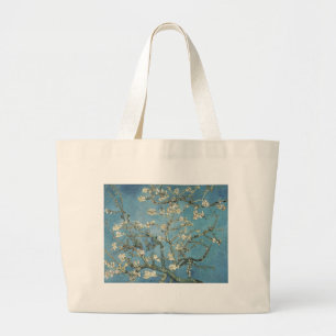 Grand Tote Bag Branches d'amande de Vincent van Gogh en fleur,
