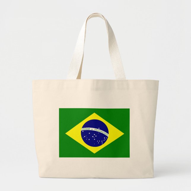 Grand Tote Bag Brazil Flag bag (Devant)