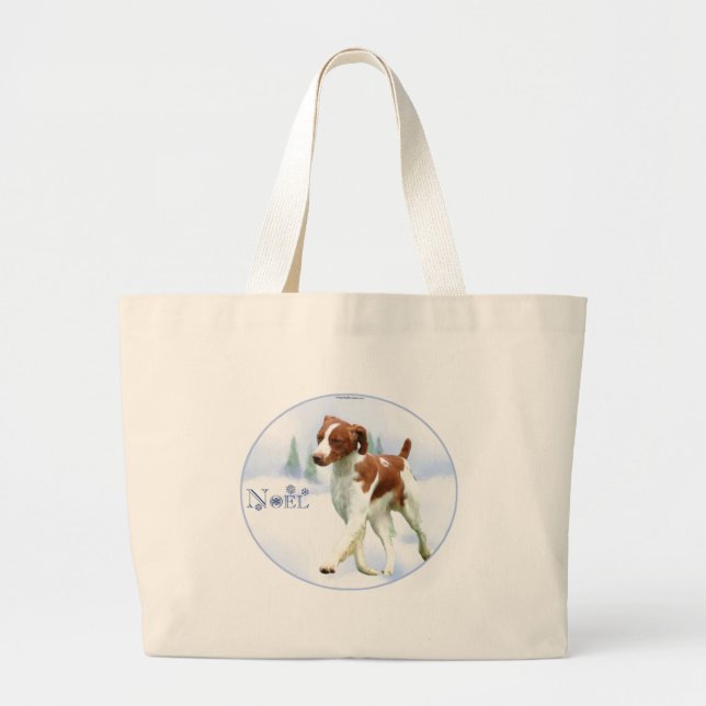 Grand Tote Bag Bretagne Espagne Noel (Devant)