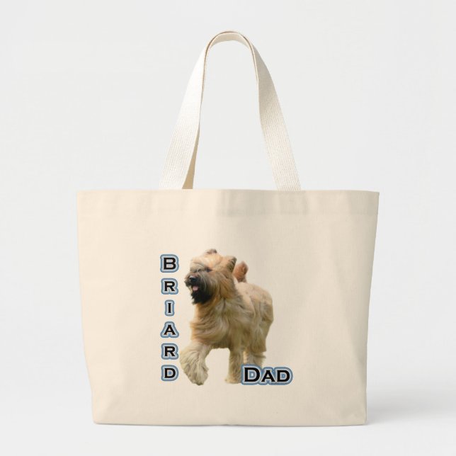 Grand Tote Bag Briard papa 4 (Devant)