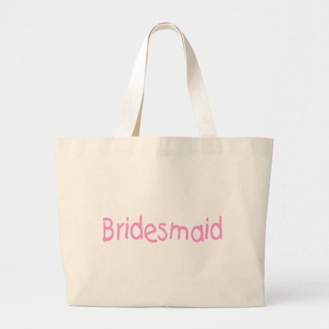 Grand Tote Bag Bridemaid (rose) (Devant)