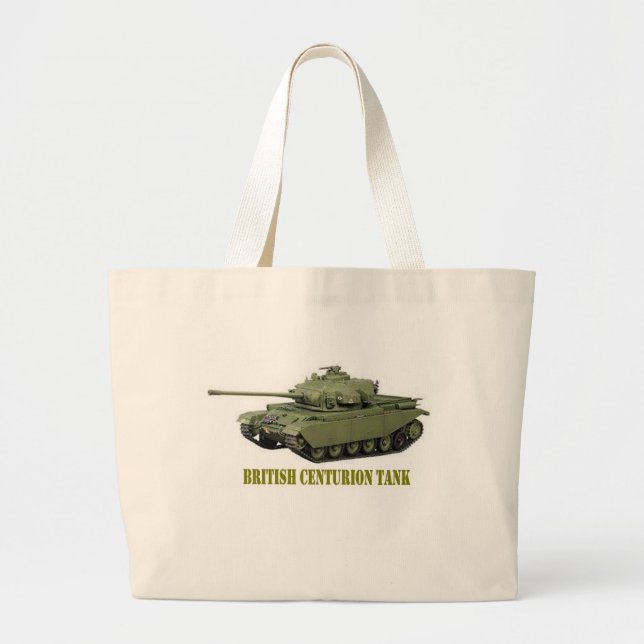 GRAND TOTE BAG BRITISH CENTURION TANK (Devant)