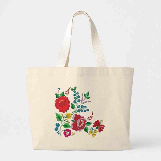 Grand Tote Bag Broderie Kalocsa (Devant)