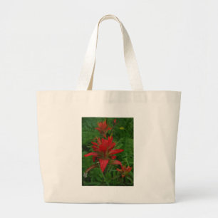 Grand Tote Bag Brosse à peinture indienne