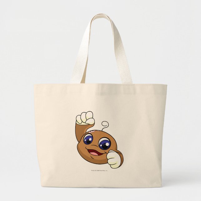 Grand Tote Bag Brun de Kiko (Devant)