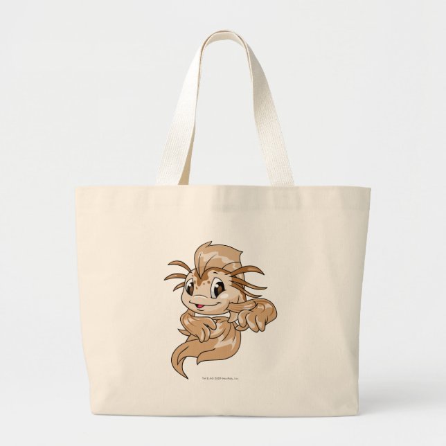 Grand Tote Bag Brun de Koi (Devant)