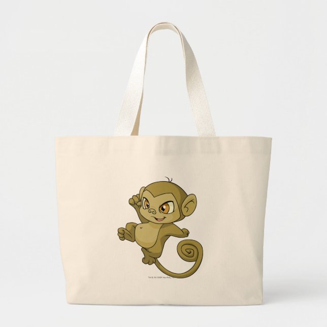 Grand Tote Bag Brun de Mynci (Devant)