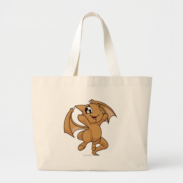 Grand Tote Bag Brun de Shoyru (Devant)