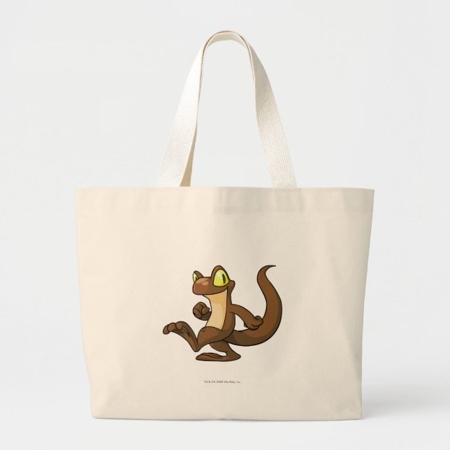 Grand Tote Bag Brun de Techo (Devant)