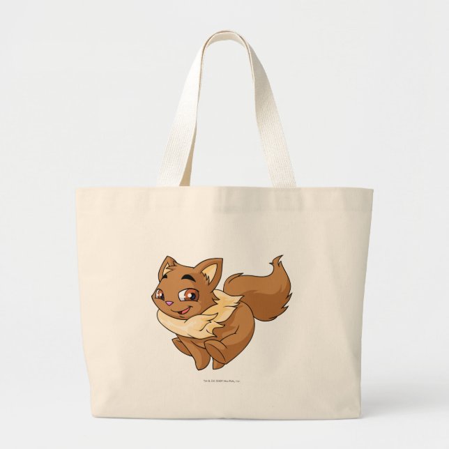 Grand Tote Bag Brun de Wocky (Devant)