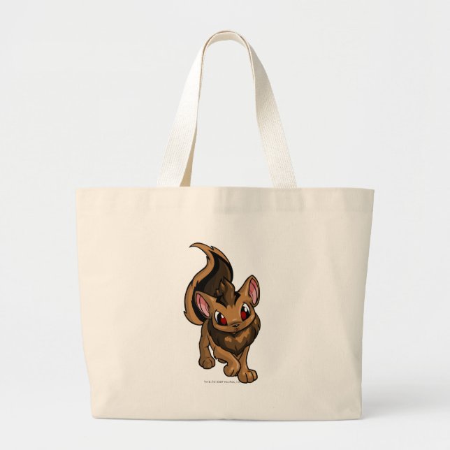 Grand Tote Bag Brun de Xweetok (Devant)