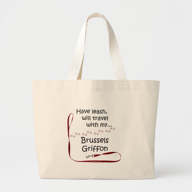 Grand Tote Bag Brussels Travel Leash (Devant)