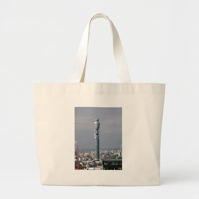 Grand Tote Bag BT Tower, Londres, Angleterre. (Devant)