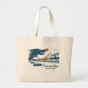 Grand Tote Bag Buenos Aires, Argentine Architecture voyage ville