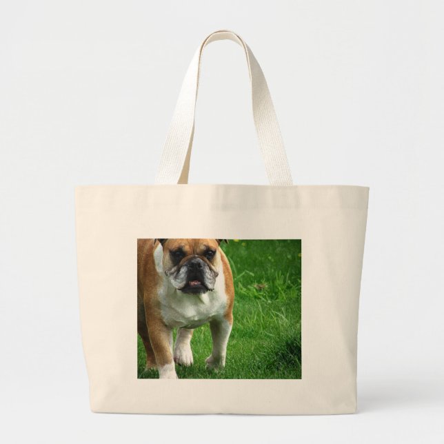 Grand Tote Bag Bulldog (Devant)