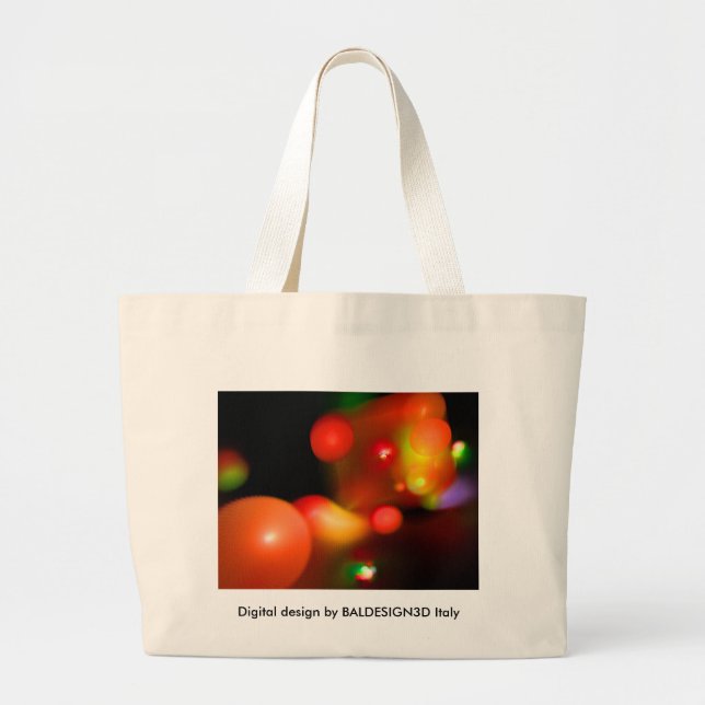 GRAND TOTE BAG BULLES QUANTUMES (Devant)
