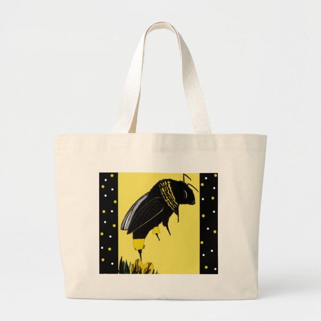 Grand Tote Bag Bumble Bee (Devant)