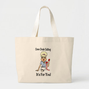 Grand Tote Bag Bureau d'équipage appelle