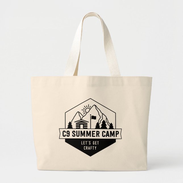Grand Tote Bag C9 Summer Camp 2022 Logo (Devant)