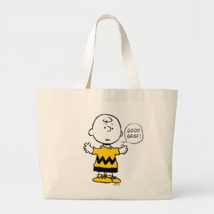 Grand Tote Bag cacahuètes   Good Grief Charlie Brown