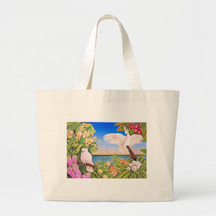 Grand Tote Bag cacatoès Sulfer-crêtés