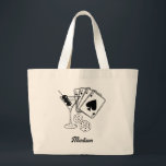Grand Tote Bag Cadeau de bienvenue personnalisé pour enterrement<br><div class="desc">Préparez-vous à un enterrement de vie de jeune fille inoubliable à Las Vegas avec ce sac fourre-tout de bienvenue personnalisable au nom des demoiselles d'honneur ! C'est le cadeau idéal que les invités voudront vraiment garder.</div>