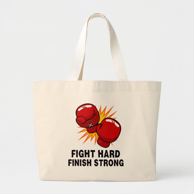 Grand Tote Bag Cadeau de boxe (Devant)