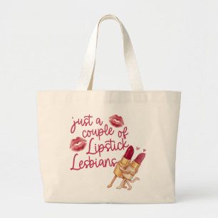 Grand Tote Bag Cadeau de la Saint-Valentin pour un couple lesbien