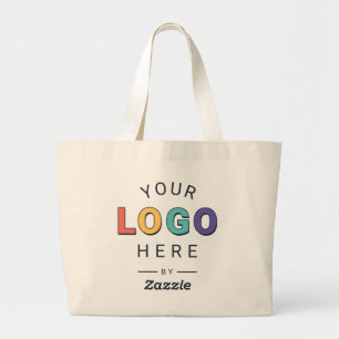 Grand Tote Bag Cadeau de logo d'entreprise personnalisé