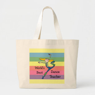 Grand Tote Bag Cadeau de professeur de danse