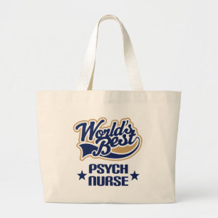 Grand Tote Bag Cadeau d'infirmière de Psych