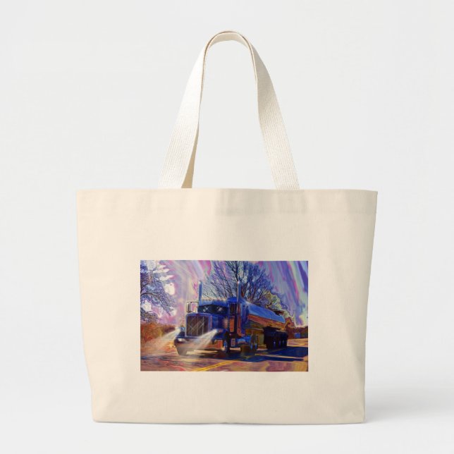 Grand Tote Bag Cadeau lourd de transport de camion de (Devant)