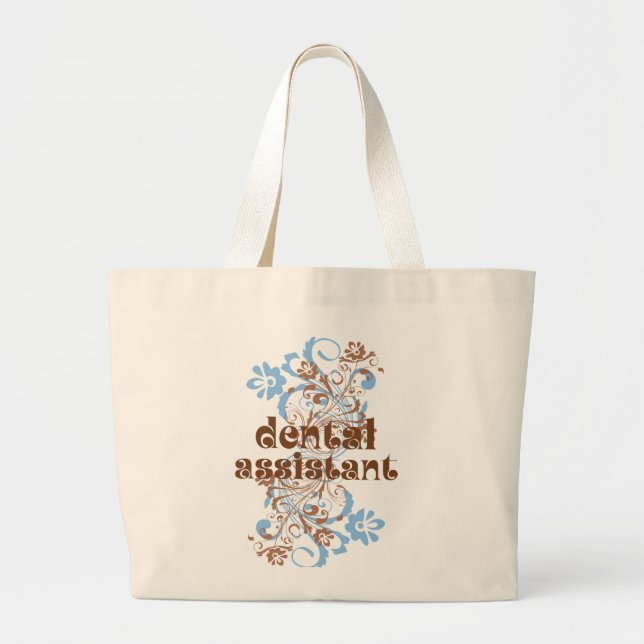 Grand Tote Bag Cadeau mignon d'assistant dentaire (Devant)