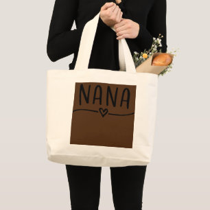 Grand Tote Bag Cadeau Nana Grand-Mère