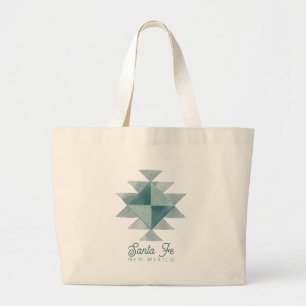 Grand Tote Bag Cadeau père Noël fe Nouveau-Mexique