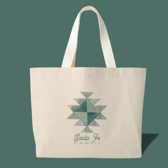 Grand Tote Bag Cadeau père Noël fe Nouveau-Mexique (Créateur téléchargé)