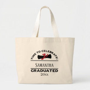 Grand Tote Bag Cadeau personnalisé   Heure De Célébration