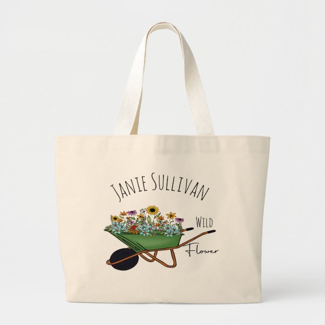 Grand Tote Bag Cadeau pour jardiniers (Devant)