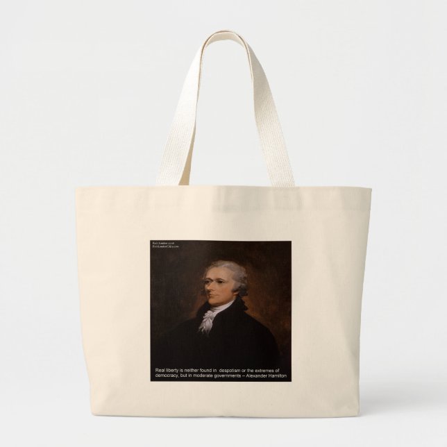Grand Tote Bag Cadeaux Alexander Hamilton (Devant)