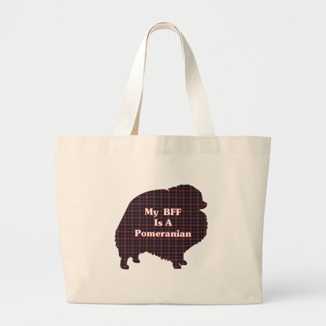 Grand Tote Bag Cadeaux BFF de Poméranie (Devant)