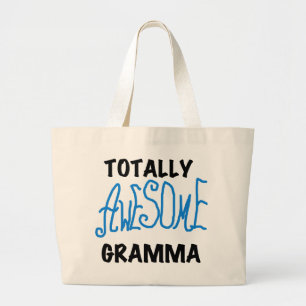 Grand Tote Bag Cadeaux bleus totalement impressionnants de