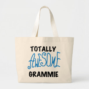 Grand Tote Bag Cadeaux bleus totalement impressionnants de