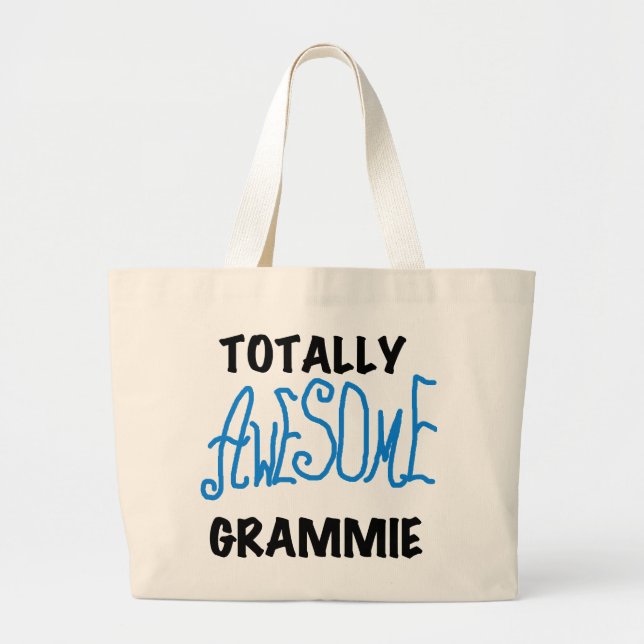 Grand Tote Bag Cadeaux bleus totalement impressionnants de (Devant)