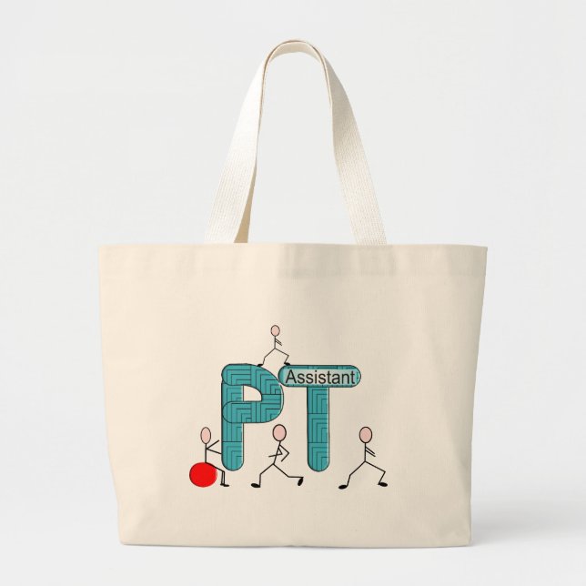 Grand Tote Bag Cadeaux d'assistant de physiothérapie (Devant)