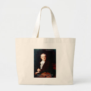 Grand Tote Bag Cadeaux de citations de sagesse "Devenez sage" de