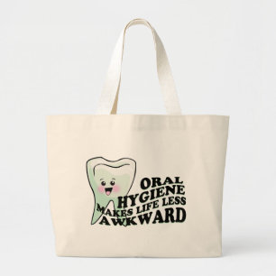 Grand Tote Bag Cadeaux de dentiste et d'hygiéniste dentaire