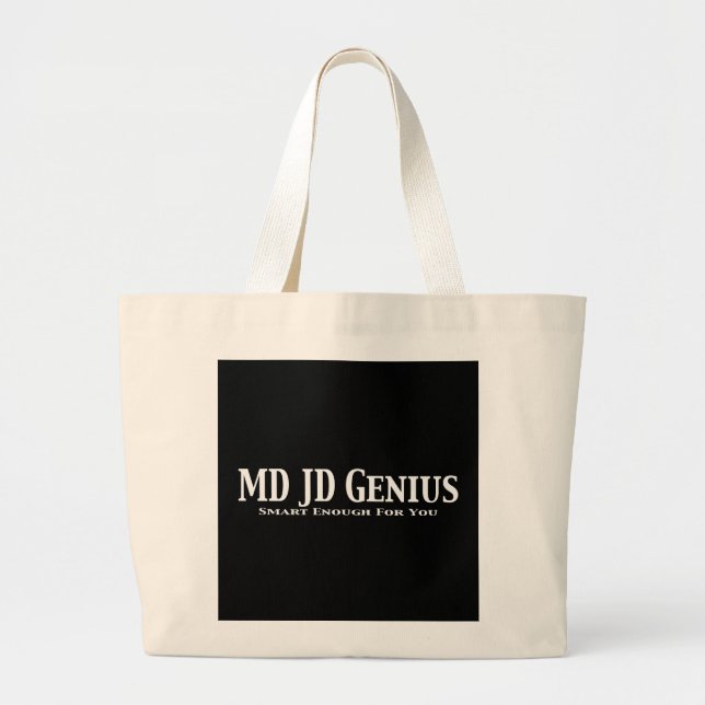 Grand Tote Bag Cadeaux de génie de DM JD (Devant)